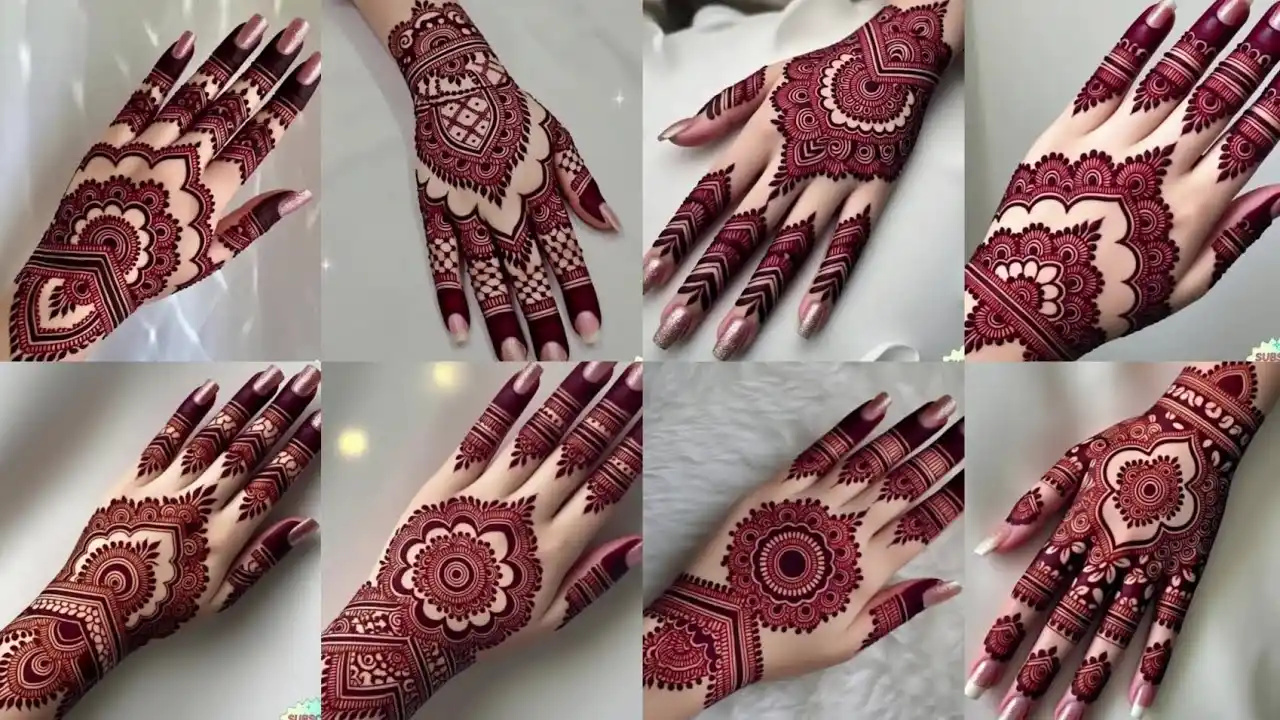 Raksha Bandhan Mehndi Design simple 2025